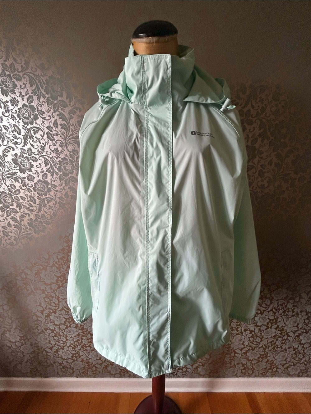 Mountain Warehouse Pakka II Waterproof Jacket Mint Green Size US 14 / UK 18